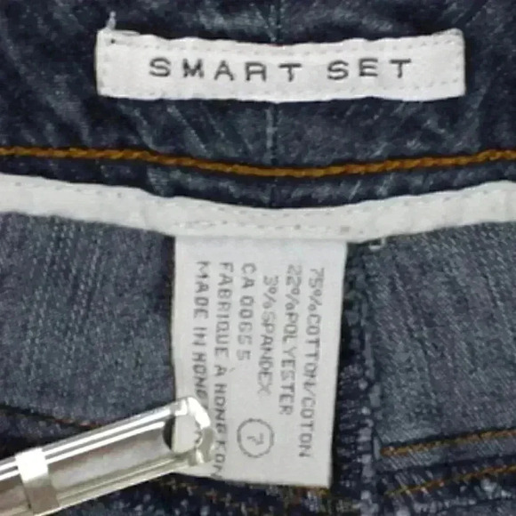 SMART SET ladies blue jean skirt  ~ ladies‎ size 7 - Picture 3 of 3